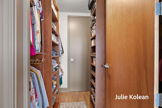 930 Washington Ave Unit 5C, Muskegon, MI 49441 - spacious closet featuring light wood-style flooring