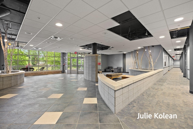 930 Washington Ave Unit 5C, Muskegon, MI 49441 - lobby with recessed lighting and expansive windows