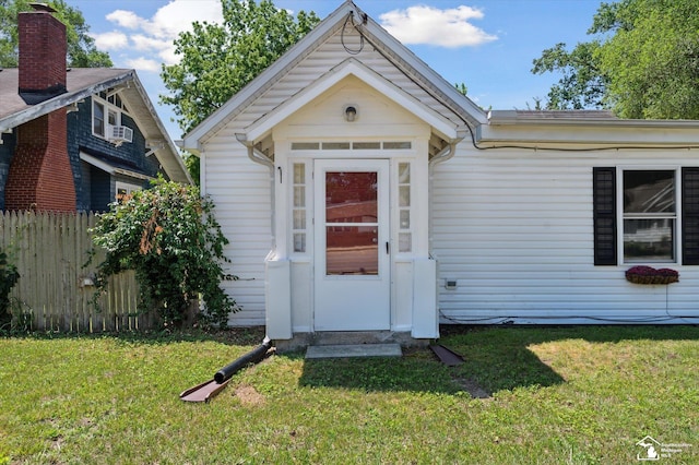 1107 W Temperance Rd, Temperance, MI 48182 - view of exterior entry with cooling unit