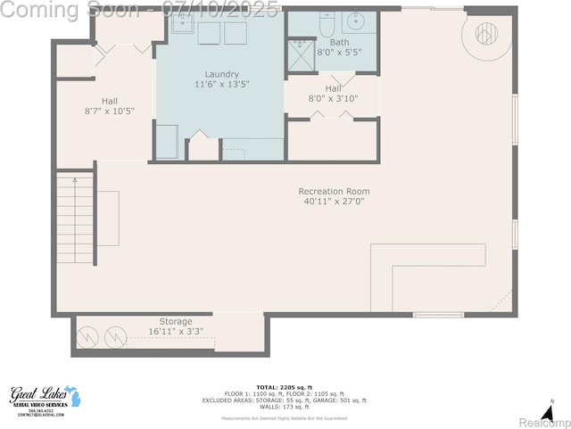 2150 Dunwoodie St, Ortonville, MI 48462 - view of floor plan / room layout