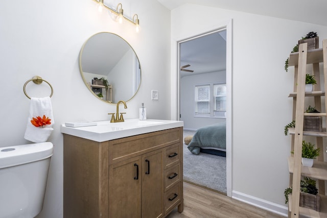 5544 Balfour Rd, Detroit, MI 48224 - bathroom with vanity and wood finished floors