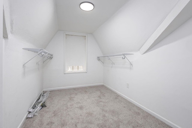 5544 Balfour Rd, Detroit, MI 48224 - spacious closet featuring vaulted ceiling and carpet