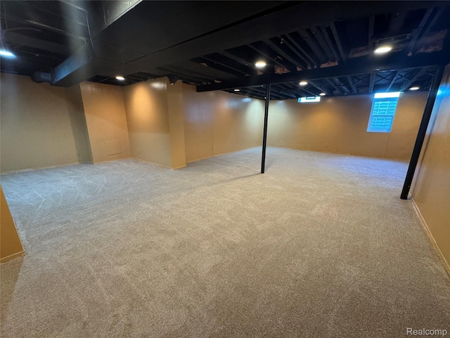28330 Lahser Rd, Southfield, MI 48034 - below grade area featuring carpet floors