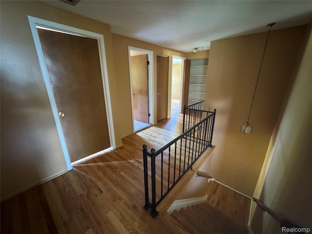 28330 Lahser Rd, Southfield, MI 48034 - stairway with wood finished floors