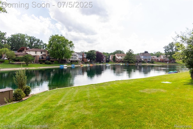6626 Lake Pointe, Shelby Twp, MI 48317 - water view featuring nearby suburban area