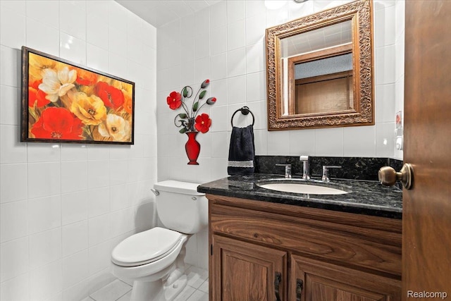 20213 Whitby Dr, Livonia, MI 48152 - bathroom with tile walls and vanity