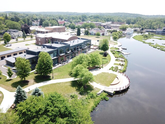 220 King St Unit 6, Lowell, MI 49331 - aerial view of a large body of water