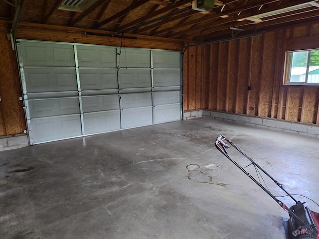 203 E Home St, Edmore, MI 48829 - garage with a garage door opener