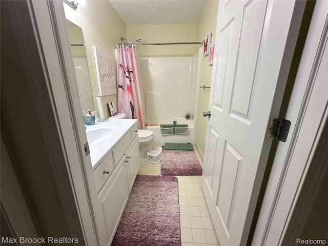 38351 Churchill, Farmington Hills, MI 48331 - bathroom with tile patterned flooring, vanity, and shower / tub combo with curtain