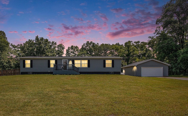 2919 N US Highway 31, Niles, MI 49120 - manufactured / mobile home featuring a detached garage and an outbuilding