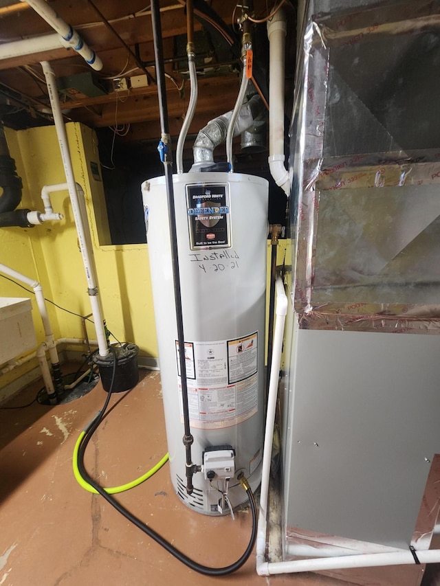 671 Lonesome Pine Trl, Saint Joseph, MI 49085 - utilities with water heater and heating unit