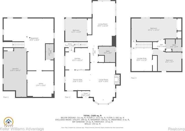 17237 Philomene Blvd, Allen Park, MI 48101 - view of property floor plan