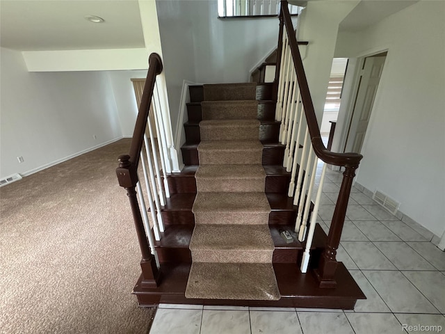 28240 Lahser Rd, Southfield, MI 48034 - stairway with carpet floors