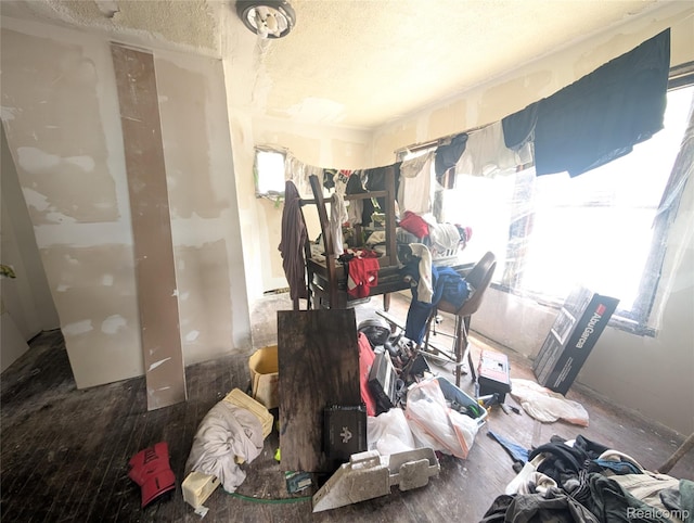 5730 Field St, Detroit, MI 48213 - misc room with a textured ceiling