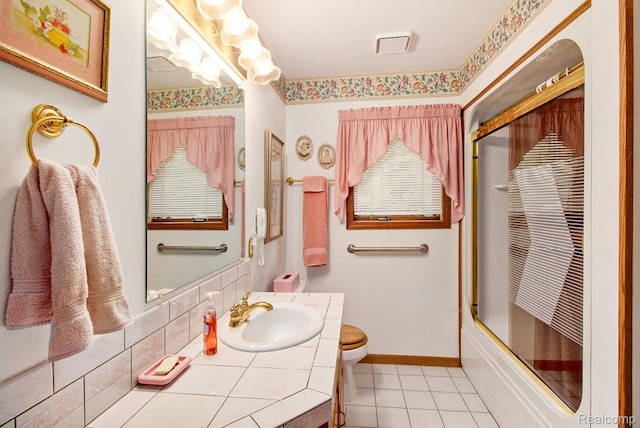 10363 E Bristol Rd, Davison, MI 48423 - bathroom featuring vanity and tile patterned flooring