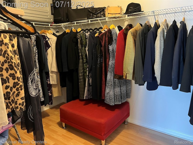 38443 Meghan Ln, Westland, MI 48185 - walk in closet with wood finished floors