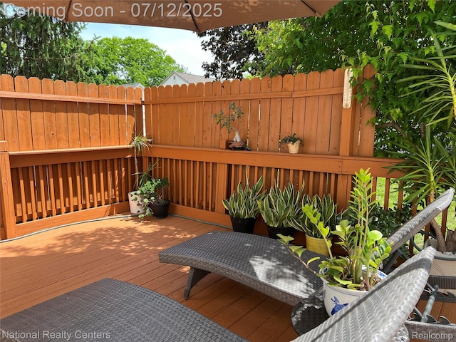 38443 Meghan Ln, Westland, MI 48185 - view of wooden deck