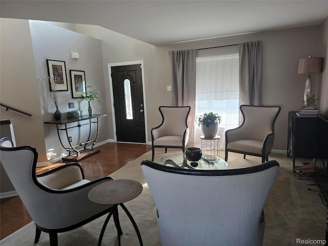 25050 Constitution Ave, Warren, MI 48089 - living room with healthy amount of natural light and lofted ceiling