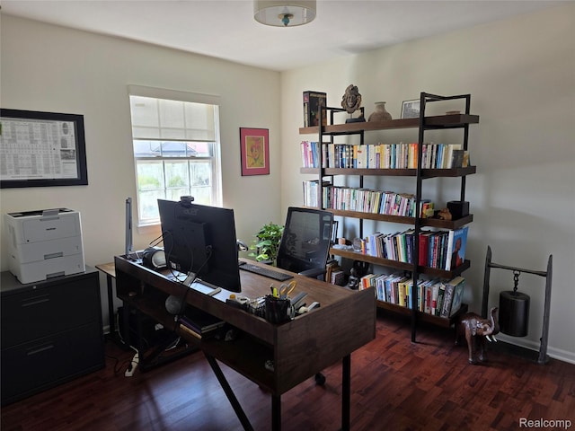 25050 Constitution Ave, Warren, MI 48089 - office with dark wood-style floors
