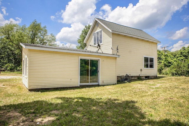 3345 Harmony Rd, Hopkins, MI 49328 - back of property with a yard