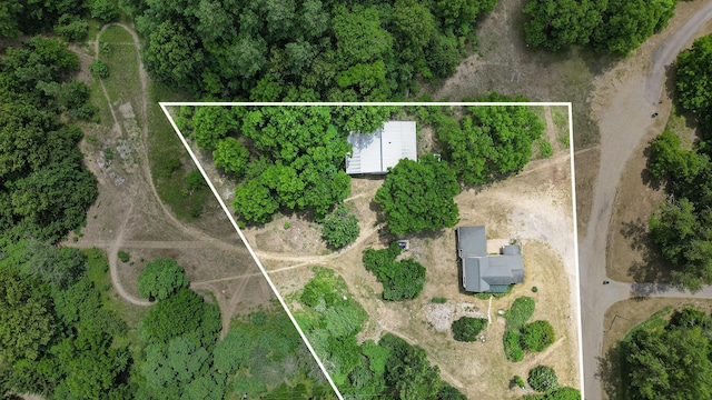 3345 Harmony Rd, Hopkins, MI 49328 - aerial view of property and surrounding area featuring property parcel outlined