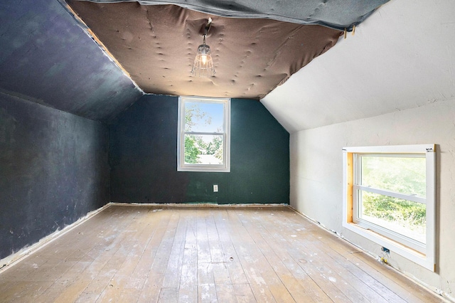 3345 Harmony Rd, Hopkins, MI 49328 - bonus room with hardwood / wood-style flooring and vaulted ceiling