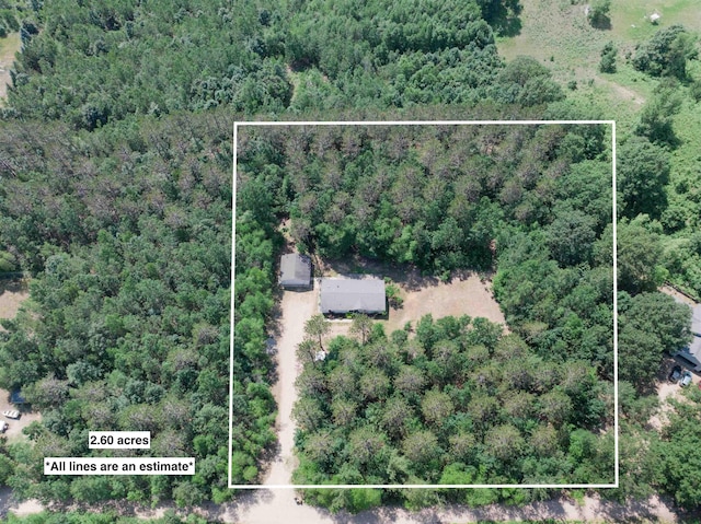 1134 Wagon Wheel Ln, Interlochen, MI 49643 - view of property location featuring property boundaries highlighted