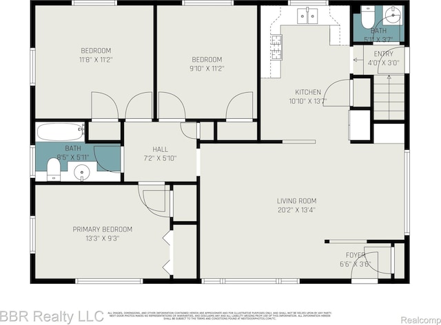 2890 Maxwell St, Trenton, MI 48183 - view of property floor plan