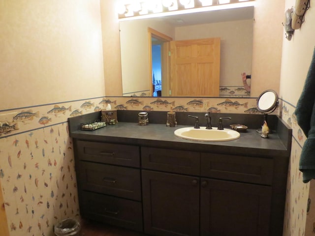 6325 Big Bay Rd, Bear Lake, MI 49614 - bathroom with vanity