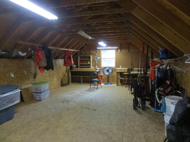 6325 Big Bay Rd, Bear Lake, MI 49614 - view of unfinished attic
