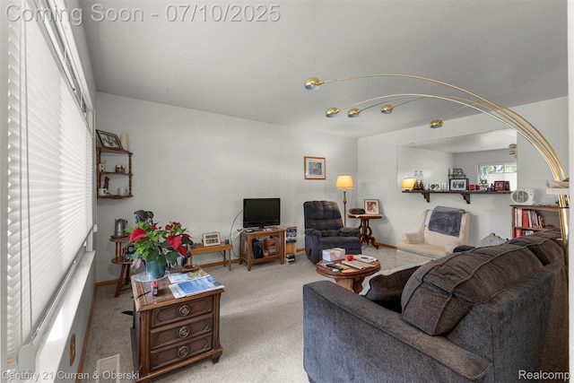 25416 Yale St S, Dearborn Heights, MI 48125 - living area with carpet floors