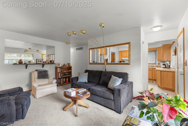 25416 Yale St S, Dearborn Heights, MI 48125 - living area with light carpet