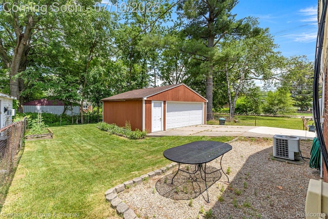 25416 Yale St S, Dearborn Heights, MI 48125 - view of yard with a garage and an outdoor structure