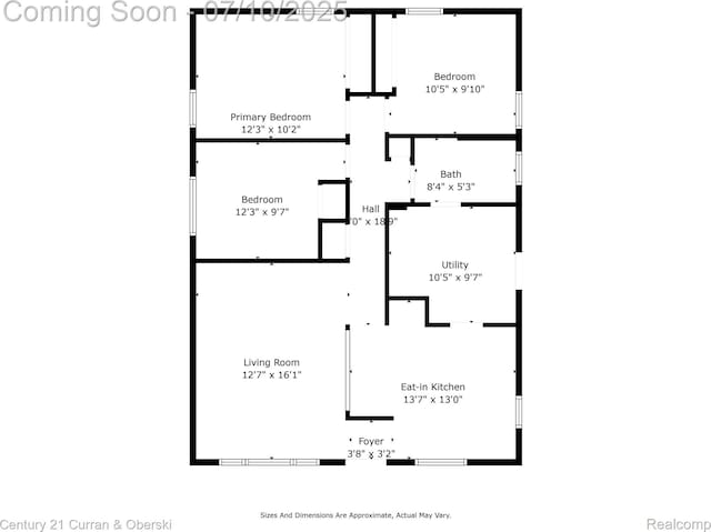 25416 Yale St S, Dearborn Heights, MI 48125 - view of home floor plan