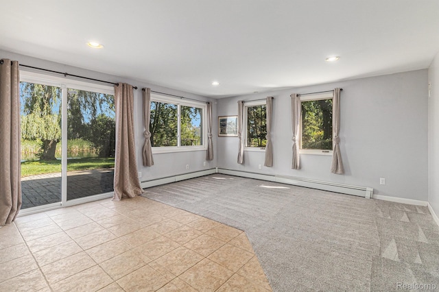 2145 Helmsford Dr, Wolverine Lake, MI 48390 - empty room featuring healthy amount of natural light, carpet flooring, and recessed lighting