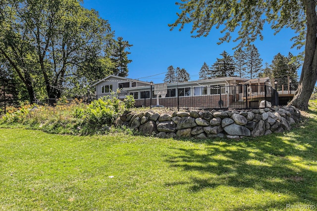 2145 Helmsford Dr, Wolverine Lake, MI 48390 - back of house