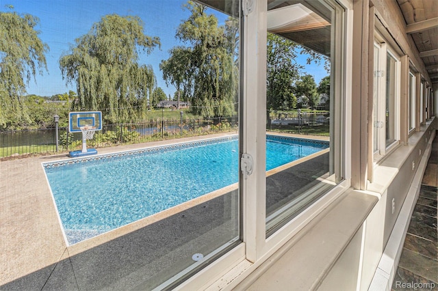 2145 Helmsford Dr, Wolverine Lake, MI 48390 - view of swimming pool featuring a water view