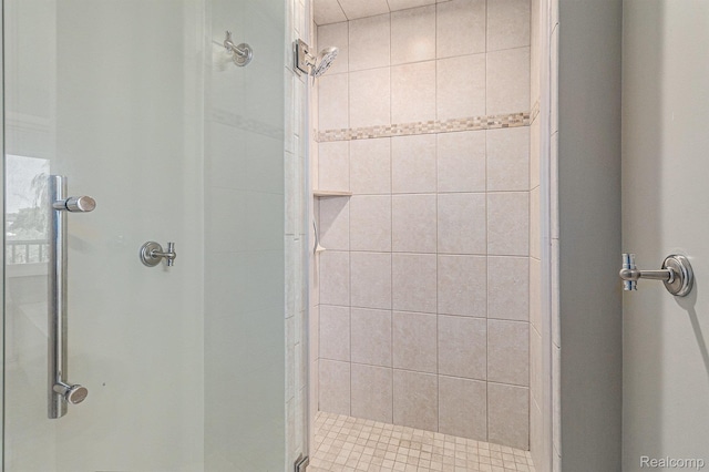 2145 Helmsford Dr, Wolverine Lake, MI 48390 - bathroom featuring a shower stall
