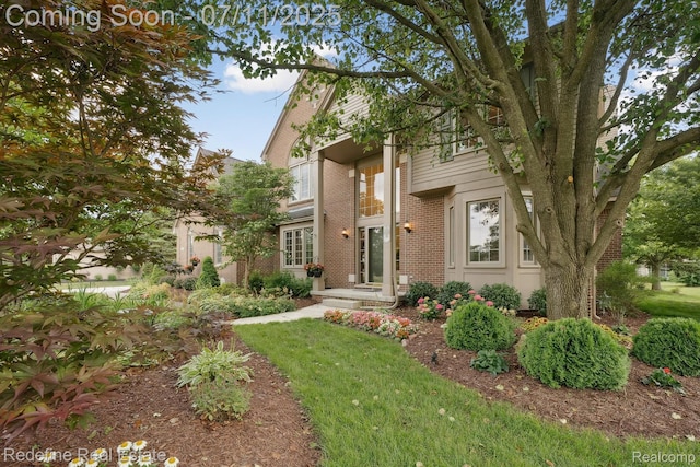47451 Wallingford Ct, Canton, MI 48188 - view of front of house featuring brick siding