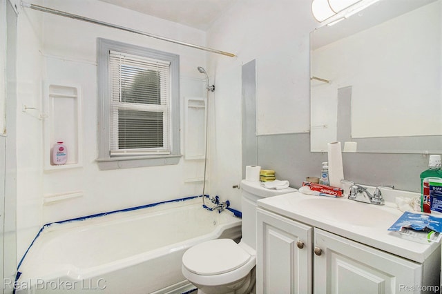 13576 Warwick St, Detroit, MI 48223 - bathroom with shower / tub combination and vanity