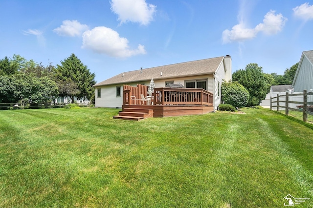 7369 Apple Grove Ln, Temperance, MI 48182 - rear view of property featuring a deck and a chimney