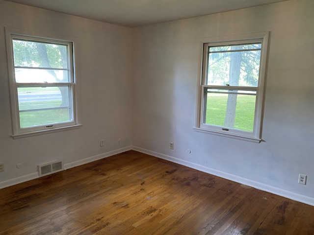 6832 Oakland Dr, Portage, MI 49024 - empty room with plenty of natural light and hardwood / wood-style floors