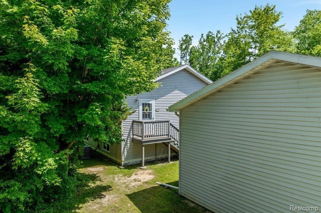 14165 Crampton Rd, Camden, MI 49232 - view of property exterior with a yard