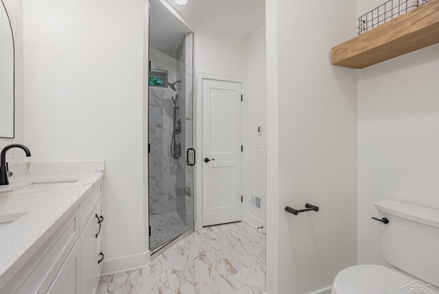 9841 Beech Tree Ln, Frankenmuth, MI 48734 - bathroom with marble finish flooring, a marble finish shower, and double vanity