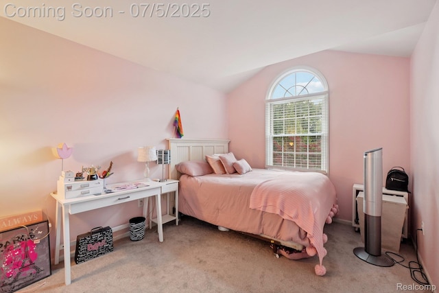 678 Twin Oaks Ct, Rochester Hills, MI 48307 - bedroom featuring lofted ceiling and carpet floors