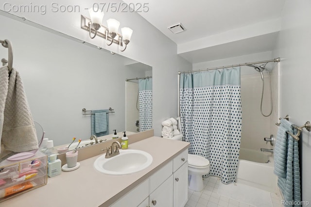 678 Twin Oaks Ct, Rochester Hills, MI 48307 - full bathroom featuring vanity, tile patterned flooring, and shower / tub combo