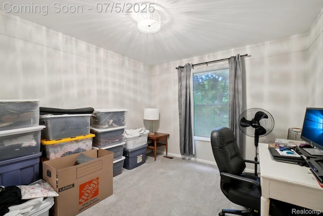 678 Twin Oaks Ct, Rochester Hills, MI 48307 - office area with carpet floors and baseboards