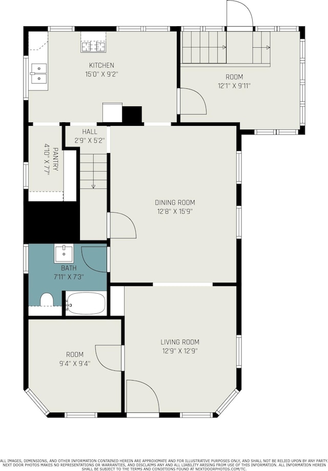 816 Oakhill St SE, Grand Rapids, MI 49507 - view of floor plan / room layout