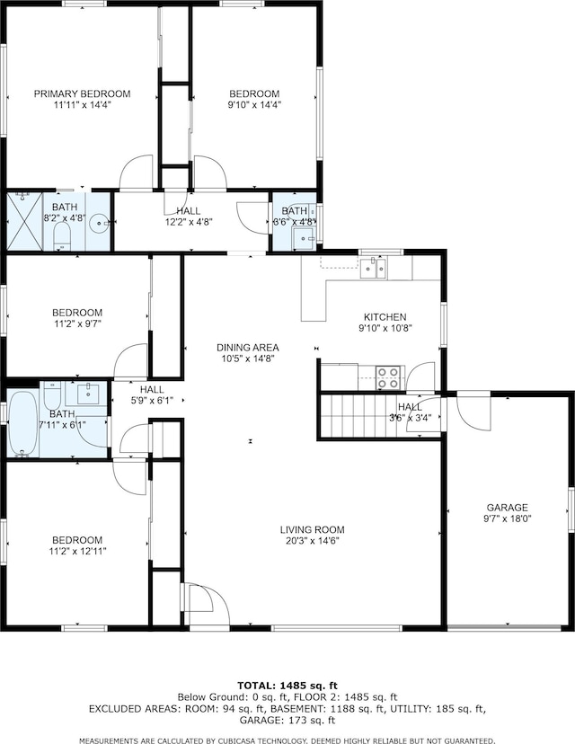 6828 First Ave, Coloma, MI 49038 - view of room layout