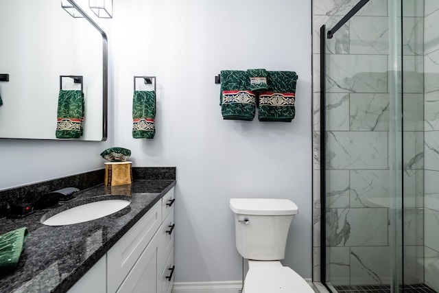6828 First Ave, Coloma, MI 49038 - full bathroom with vanity and a marble finish shower